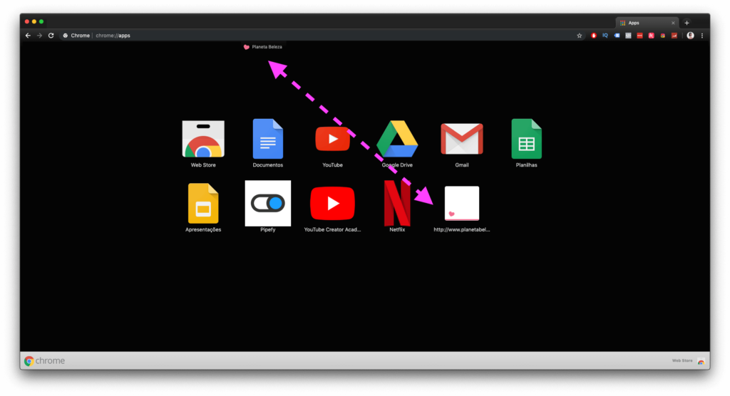 Como criar apps com sites no Google Chrome 06