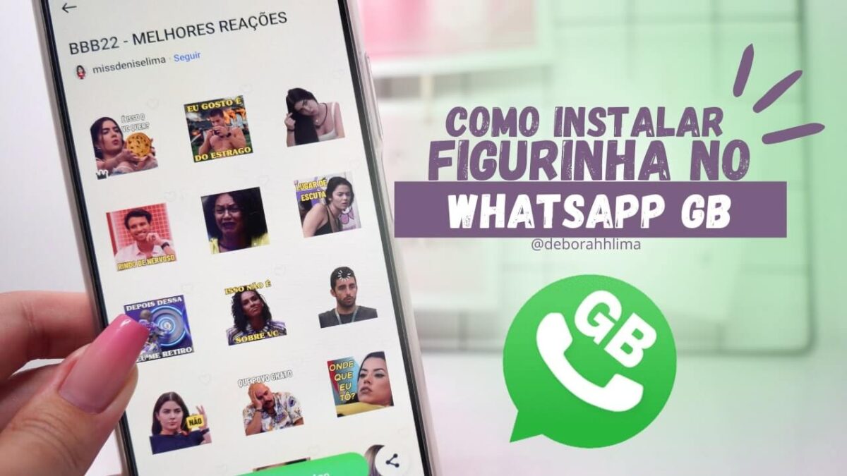 Como instalar figurinhas no WhatsApp GB