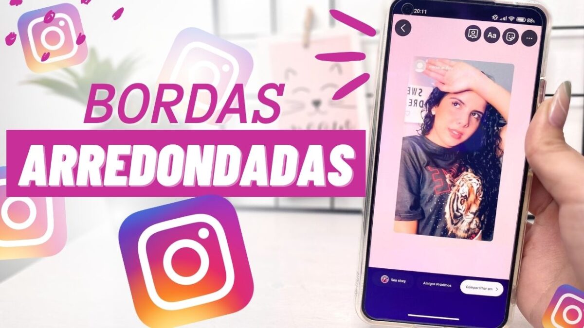 BORDAS ARREDONDADAS NO REPOST do INSTAGRAM atualizado 2022