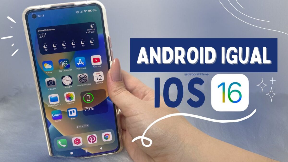 Transforme seu Android em iPhone com iOS 16