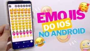 TECLADO estilo IPHONE com os EMOJIS DO iOS